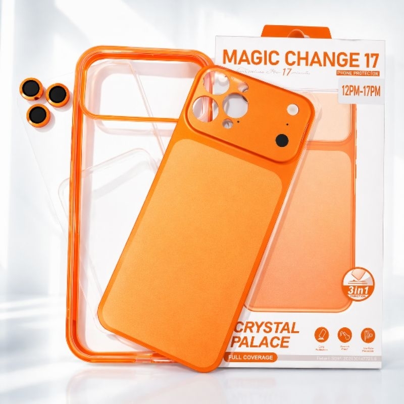 Transforme seu iPhone no iPhone 17 Pro Max kit 4 em 1 com cabo de carga de brinde