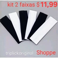 Faixa de cabelo unissex IMPORTADO PREMIUM p/acadêmia,yoga,tênis,bet tênis,basquete,vôlei, handebol, masculino e feminino