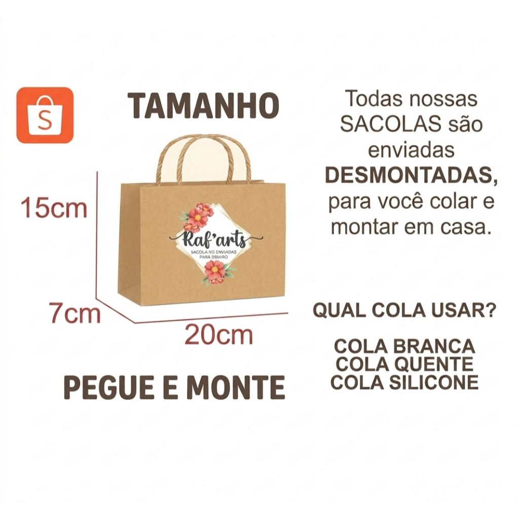Criação de Arte Sacola Personalizada Fazemos todos modelos.