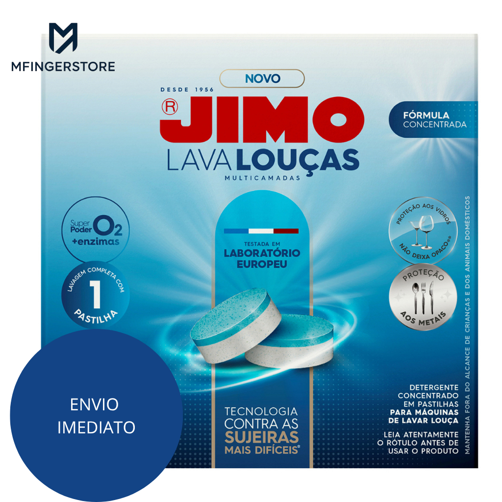 Lava Louças Jimo  Pastilhas Detergente Máquina Lava Louça Desengordurante Brilho Secagem Automática Cozinha