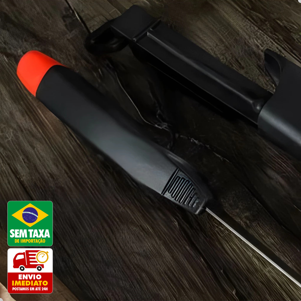 Faca Flutuante Para Mergulho Pesca Submarina 25cm Aço Inox Cabo Oco Porta Objetos Bainha