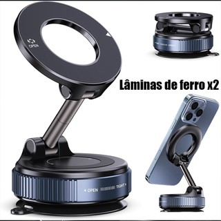 360 °Suporte Magnético Forte Para Telefone Carro Design Dobrável Vácuo Ajustável/Mesa/Uso…