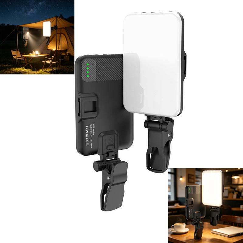 Luz De Preenchimento Rgb Mobile Para Câmera Tablet Celular Suave Luz,Mini Portátil Bolso
