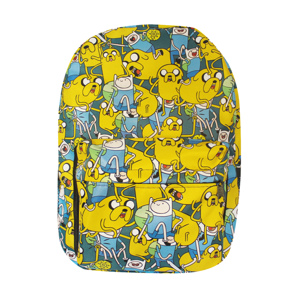 Mochila Unissex Resistente Casual Escolar Trabalho Com Divisórias E Notebook Hora De Aventura V014