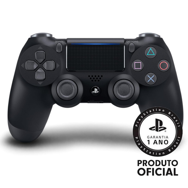 Controle Sony Dualshock 4 PS4 Sem Fio Preto CUH-ZCT2U Original Lacrado