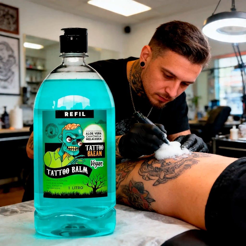 Espuma Limpeza Tattoo Clean Refil 1L