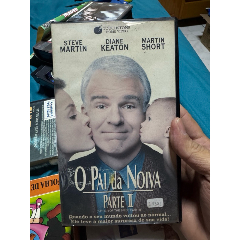 fita VHS O pai da noiva Parte 2 - original e legendado - fotos reais