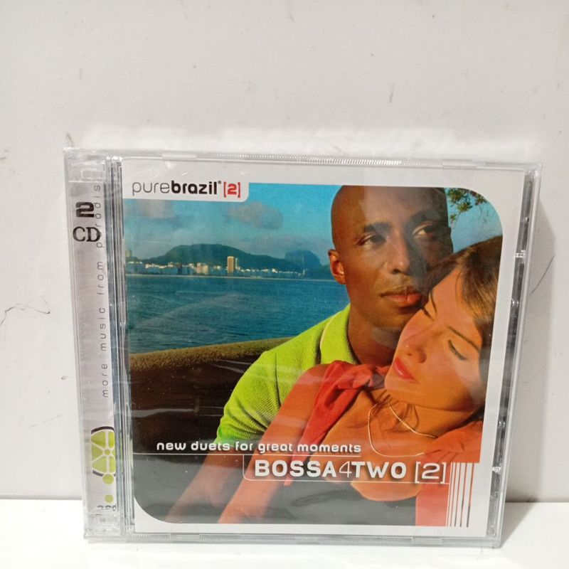 Cd Duplo Pure Brazil 2 Bossa 4 Two 2 Stan Getz,Nara Leão,Edu Lobo, João Nogueira Lacrado de Fabrica Original