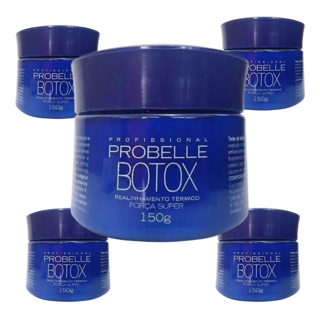 Kit Botox capilar probelle 150g força super hidratação - 5un