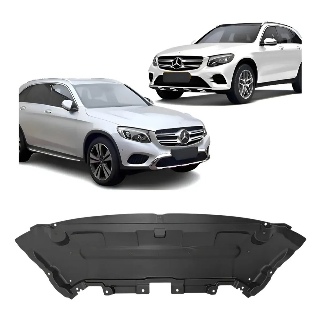 Defletor Inferior Protetor Carter Parachoque Dianteiro Mercedes Glc250 2016 2017 2018 A2535240030
