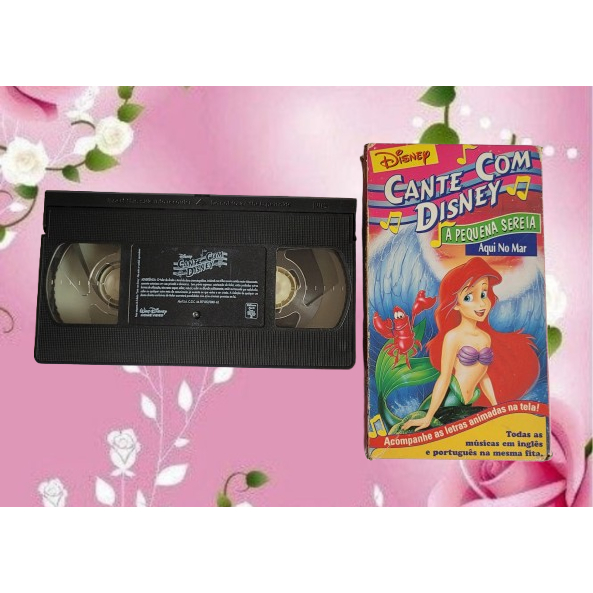 Cante com Disney - A Pequena Sereia: Aqui no Mar - Fita VHS