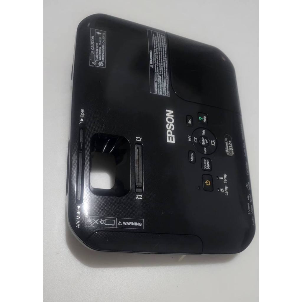 Carcaça Painel Superior  Projetor Compativel Epson S12+ Modelo H430A + Tampa da Lanterna