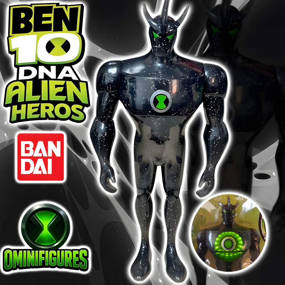 RARO Boneco Alien X DNA Alien Heros Ben 10 Alien Force