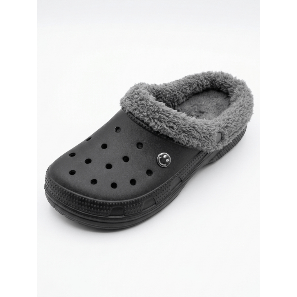 Babuche Pantufa Adulto Unissex Forrada Pelúcia Removível Antiderrapante Leve Confortável Inverno Casa