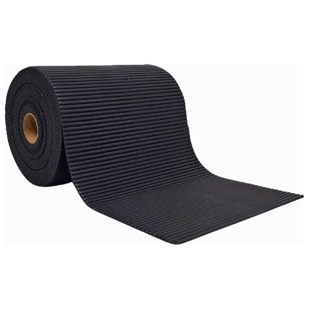 Passadeira Emborrachada Antiderrapante Preta 5m X 43cm Tapete Grande Cozinha