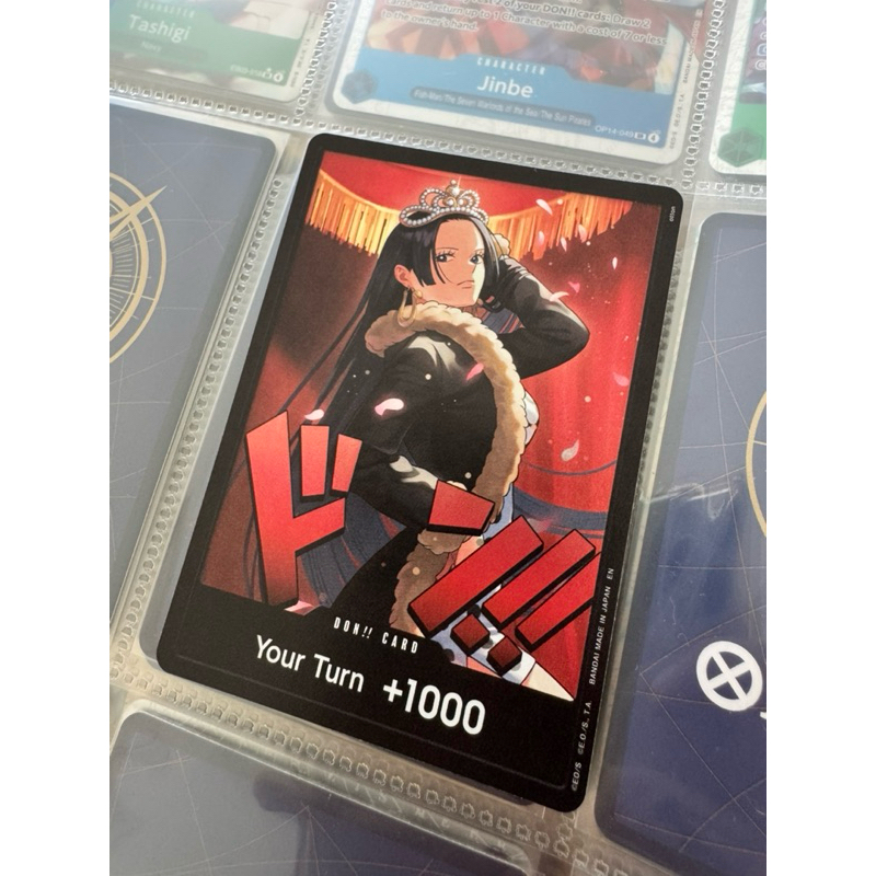 CARTA ONE PIECE ORIGINAL DON!! (Boa Hancock) FULL ALTERNATIVA ARTE RARA NM FOIL (BRILHANTE) BANDAI
