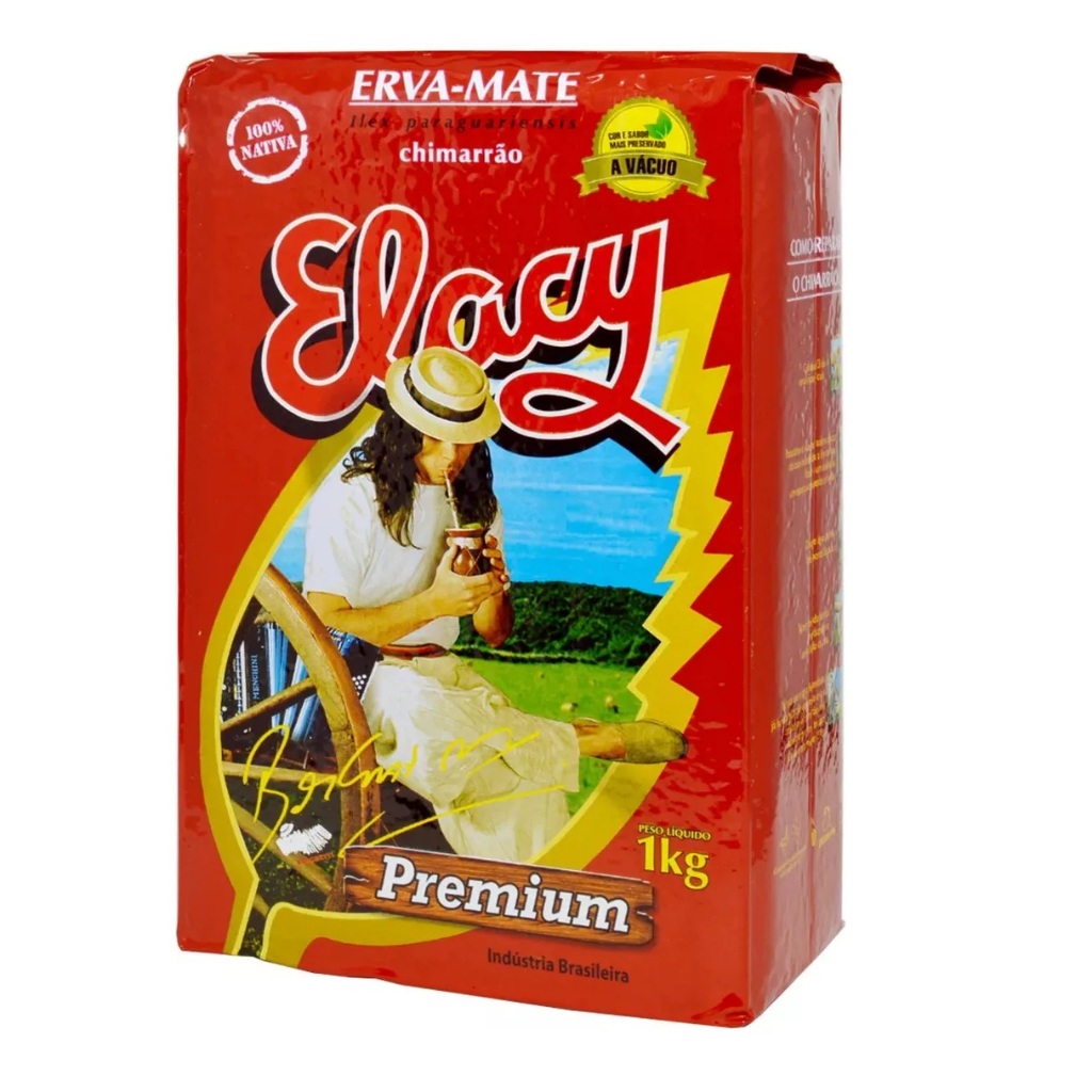 Erva Mate Elacy  Chimarrão Vácuo S/açucar 1 Kg