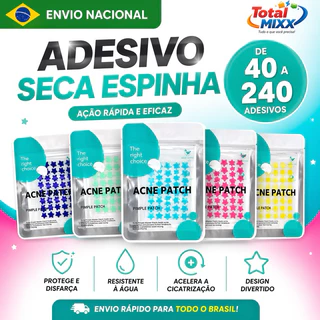 KIT 40-240 Adesivos Seca Espinha Hidrocoloide Seca Acne De Estrela