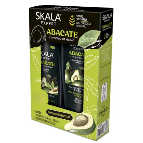 Kit Shampoo+Condicionador Skala Bomba De Abacate 325Ml