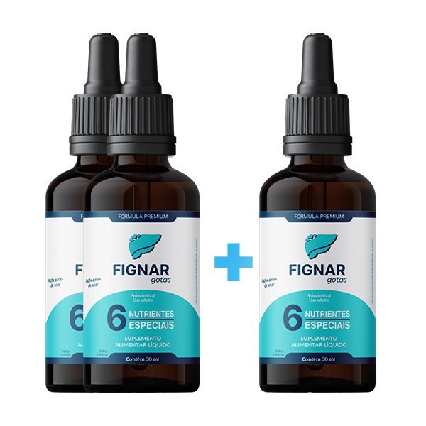 3 Frascos Fignar - Frasco 30 ml - Envio Hoje Loja Oficial