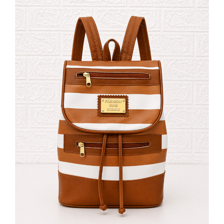 Mochila bolsa Feminina Reforçada  feminina moda atual Corino Texturizado Moda Casual