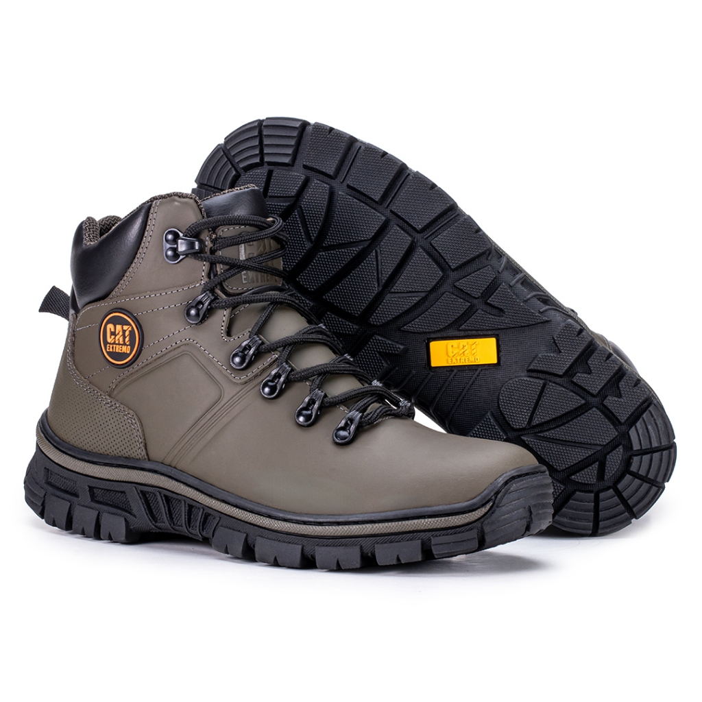 Bota Coturno Masculino Catextremo Toronto Em Couro Emborrachado Premium Conforto e Proteção