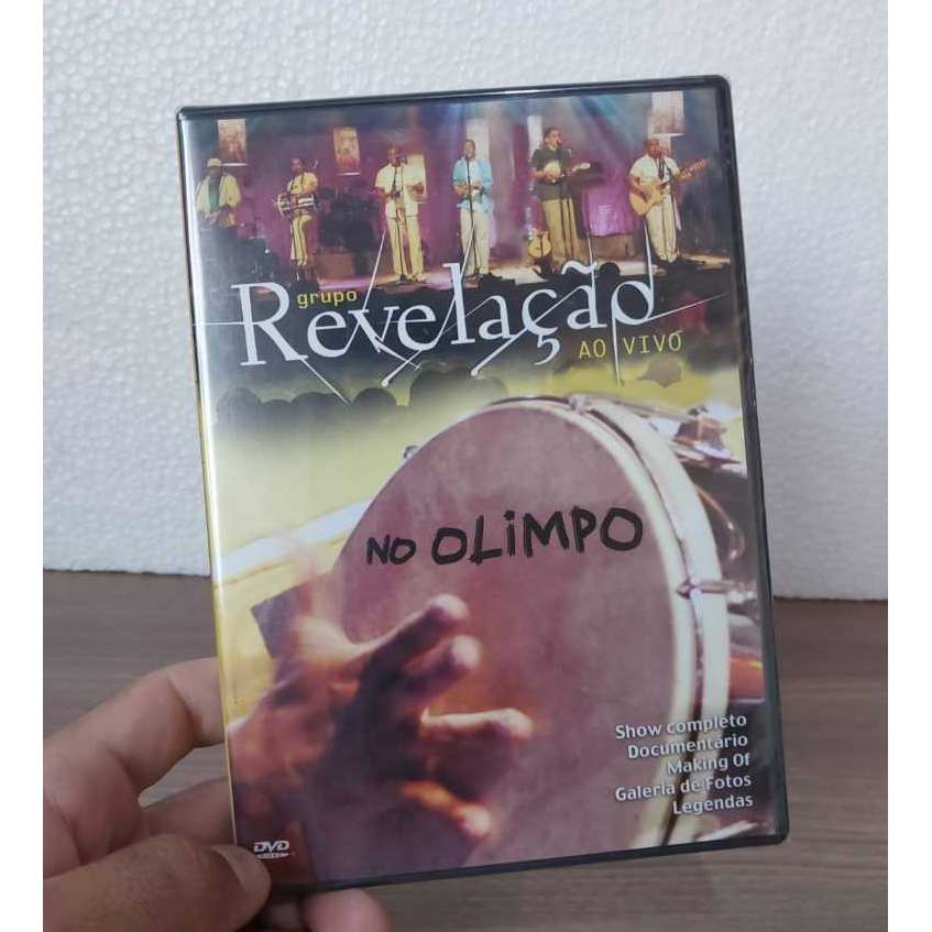 DVD Grupo Revelação - Ao Vivo no Olimpo (2002) Samba/Pagode Original Nacional [Deckdisc] (Lacrado)