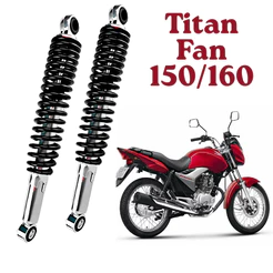 Par de Amortecedor Titan Fan Start 160 150 125 Todos Os Anos 2014 a 2024