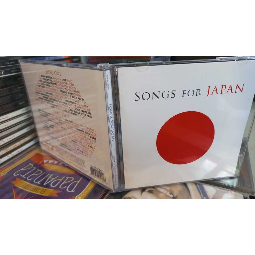 Cd Duplo Songs For Japan (2011) -Impecavel - John Lennon U2 Beyoncé P!nk shakira adele madonna rihanna Bruno Mars lady