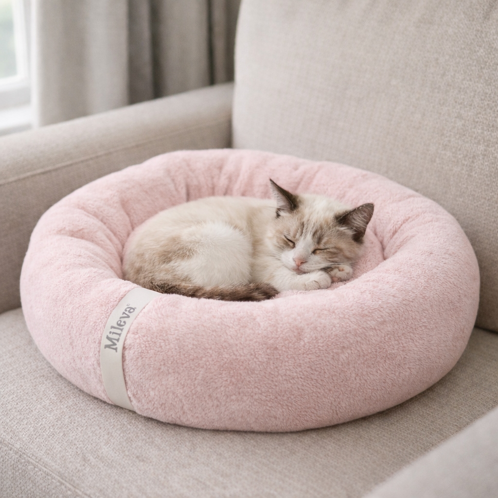 Cama Ninho Pet Gato Cachorro 50cm Luxo Ultra Macia Lavável Fundo Impermeável Premium