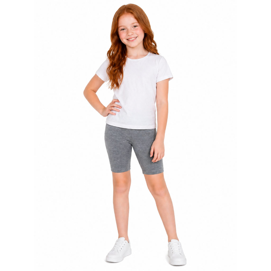 BERMUDA CICLISTA SHORTS MENINA JUVENIL INFANTIL ESCOLAR ESPORTE