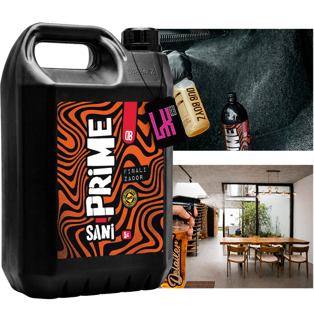 Sanitizante Prime 5l Dub Boyz Cheirinho Perfume Carro Novo Casa Aroma Fresco Fin