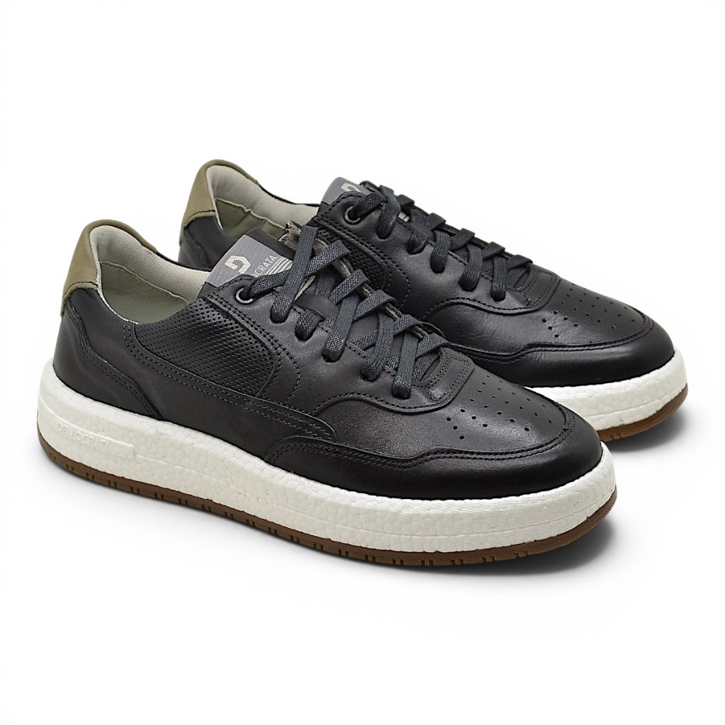 Tenis Democrata Masculino Denim Drake Pulse Couro Original