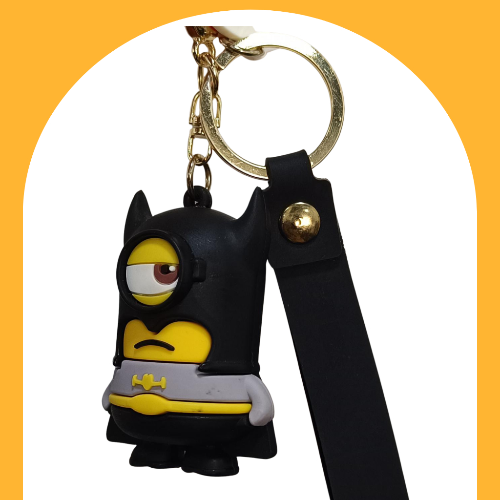 Chaveiro Minion Batman Emborrachado