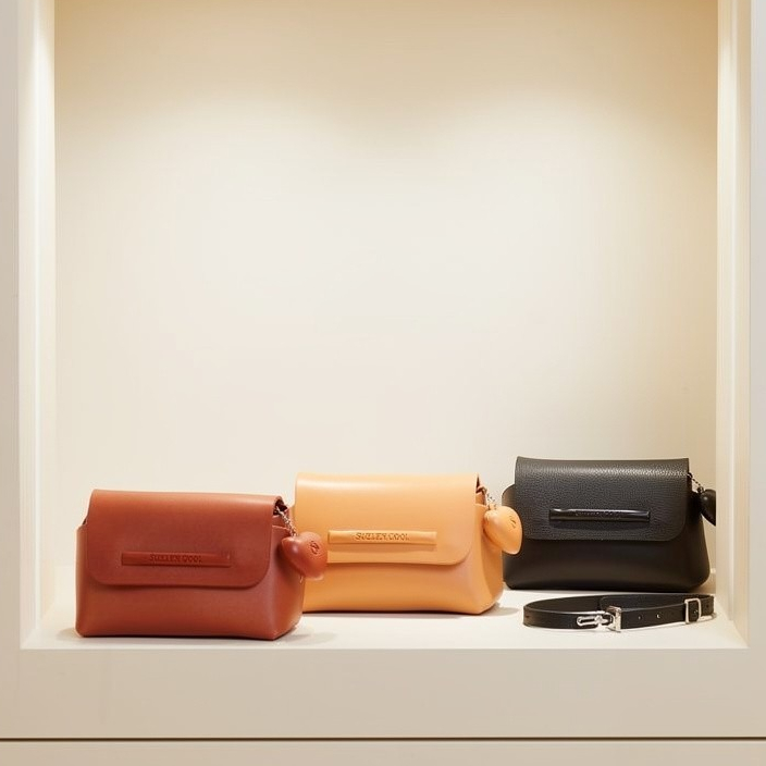Bolsinha Feminina Pequena Suellen com Coração – Clutch, Necessaire Porta Maquiagem