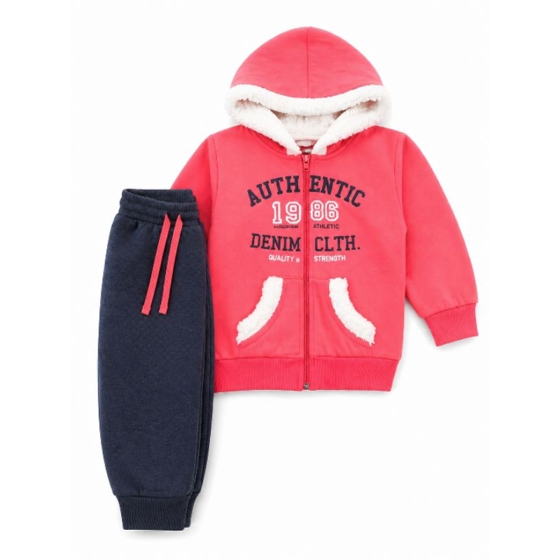 Conjunto Infantil Peluciado – Inverno Super Quentinho ❄️🧸🛍️ Tamanho: G