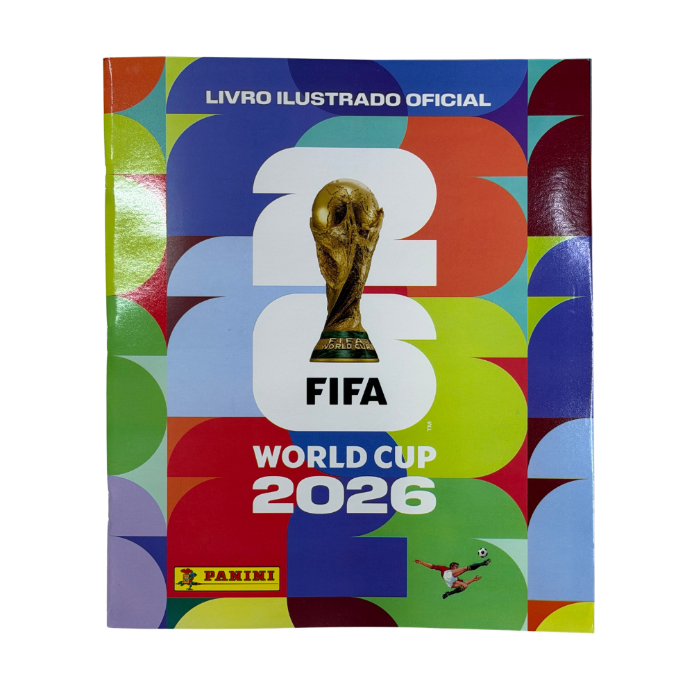 ÁLBUM DA COPA DO MUNDO 2026 ORIGINAL PANINI LIVRO ILUSTRADO OFICIAL FIFA