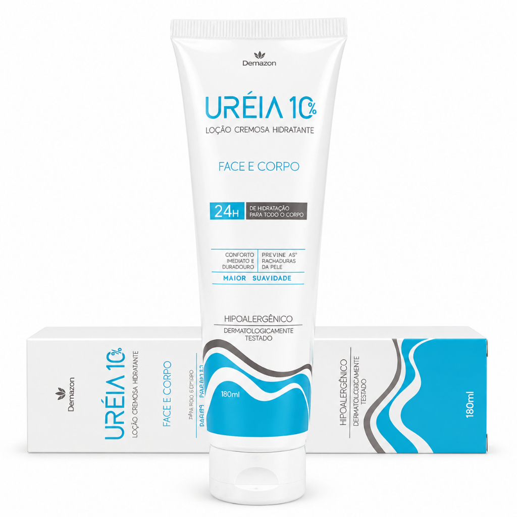 Kit Loção Cremosa Hidratante Ureia 10% 150ml Demazon