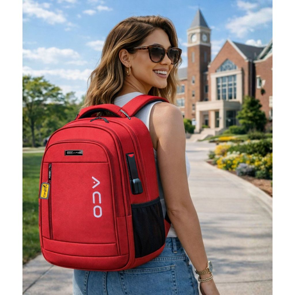 Mochila Masculina Feminina Reforçada Escola Faculdade Antifurto Resistente Cadeado Saída USB Urbana
