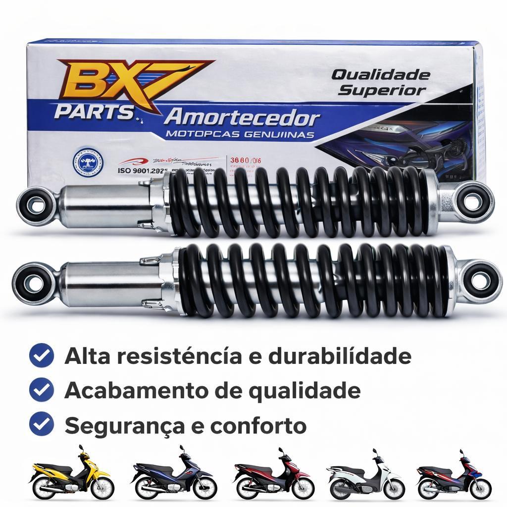 Par Amortecedor Honda  Biz100/ Biz110/ Biz 125/ Pop 100/ Pop110 / Biz 125 ks Es Flex/Modelo Original