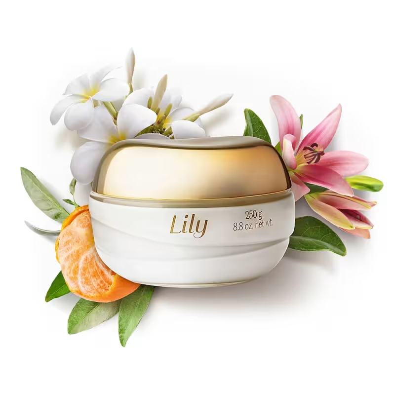Creme Acetinado O Boticário Lily com Hidratação Prolongada 250g