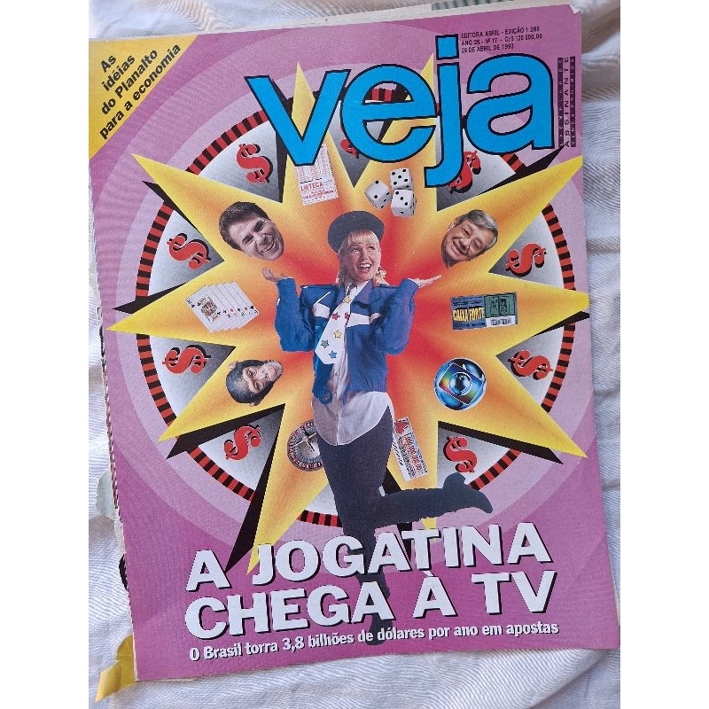 Revista Veja Xuxa 1993 (Capa e matéria) antigo vintage
