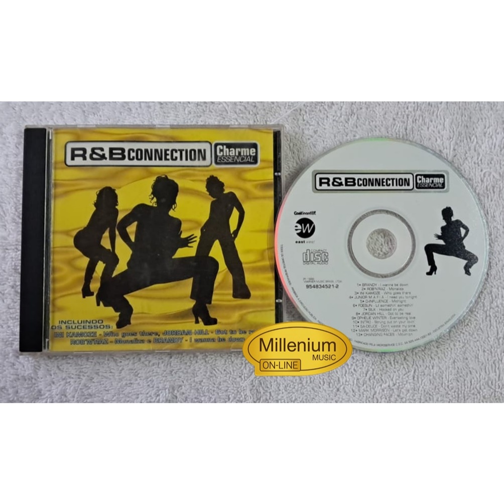 CD  R&B Connection Charme Essencial DJ Corello DJ Grand Master Ney 1996 Original Gravadora Colecionador Ótimo Estado