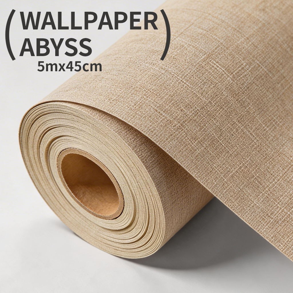 Papel De Parede Adesivo Linho Bege Textura Elegante Removível Fácil Aplicação para Sala Quarto Cozinha Móveis 5m x 45cm