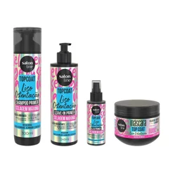 Kit Lavagem e Finalização Meu Liso Ostentação Top Coat