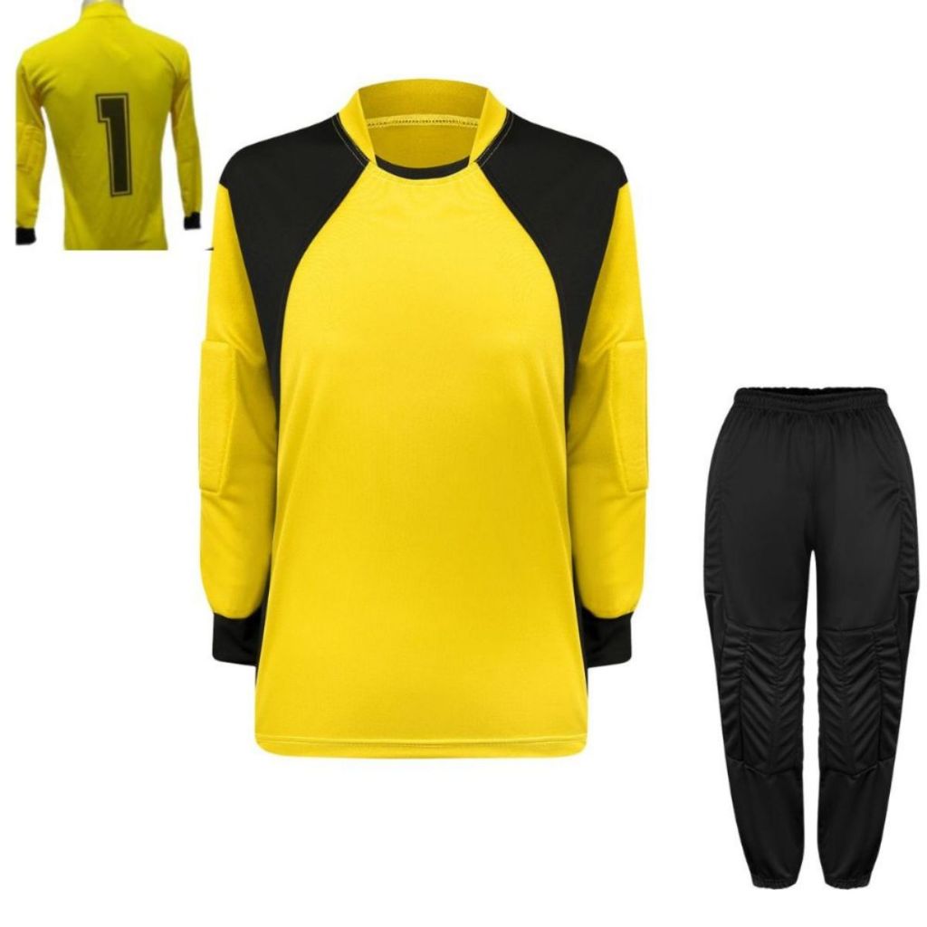 Kit de Goleiro Infantil, Camisa e Calça com Proteção