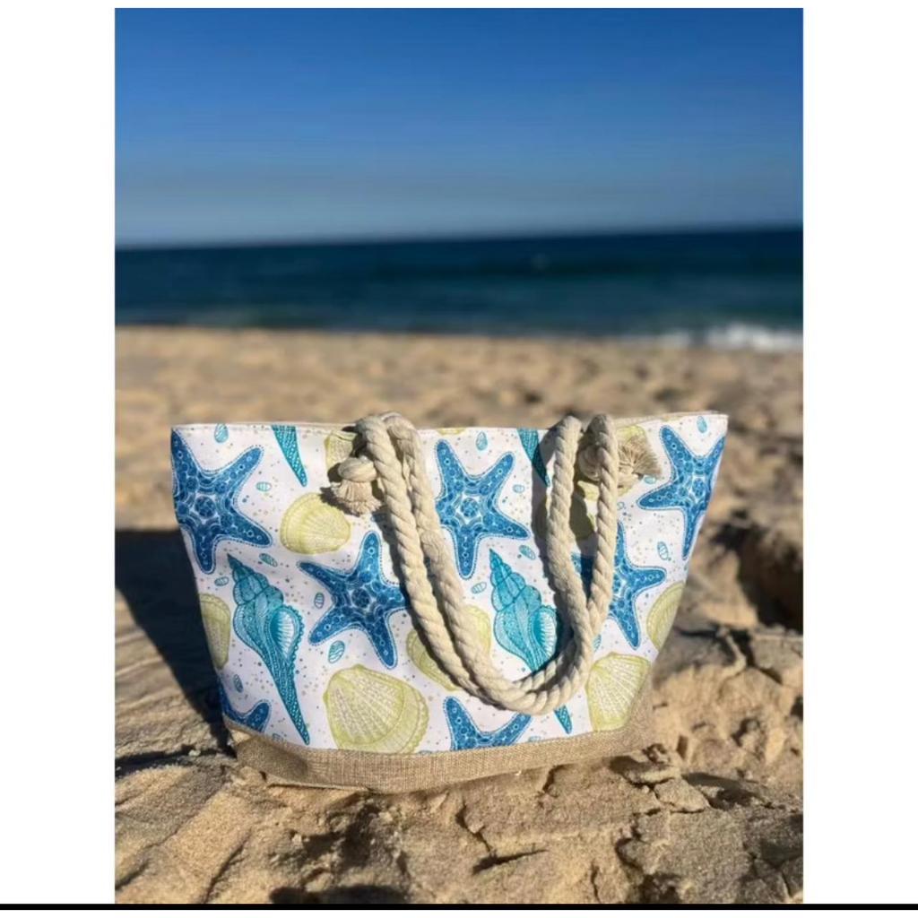 Bolsa De Alça de Corda Praia Feminina de Ombro Verão