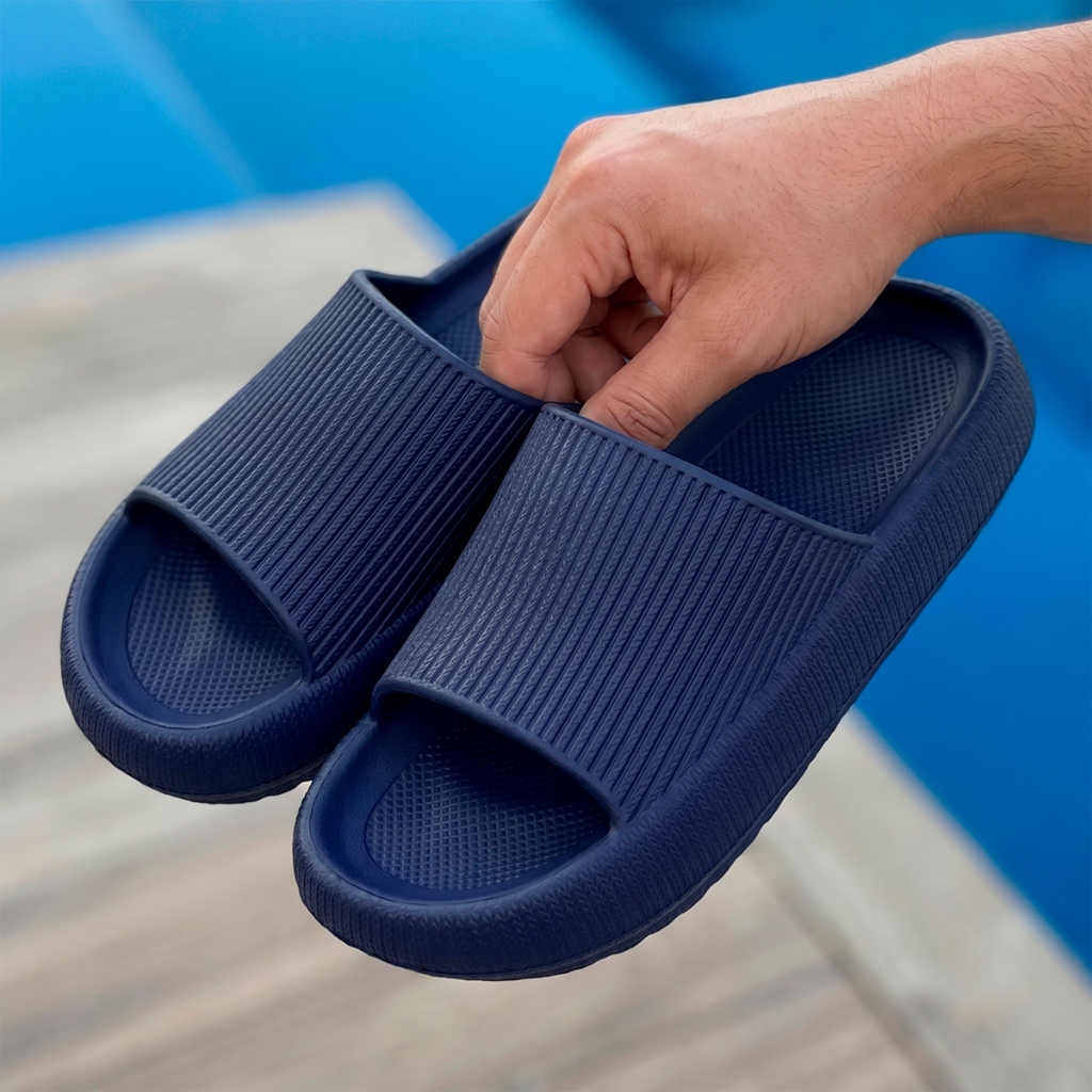 Chinelo Feminino Slide Nuvem Confortável Leve Sandália Ortopedico Anatômico Unissex Verão feninino