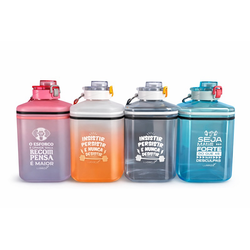 Garrafa Motivacional 2,2L — Hidratação, Estilo e Foco