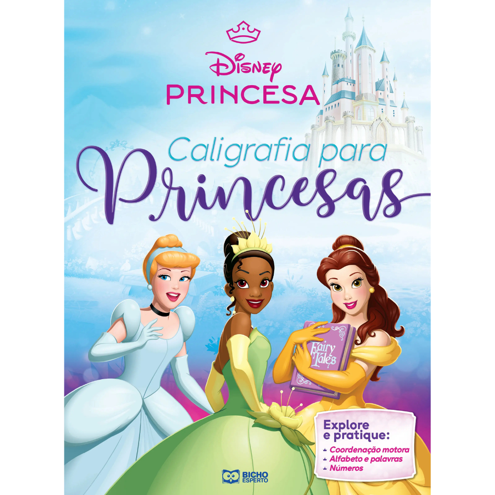 Livro de Atividades Caligrafia para Princesas Disney
